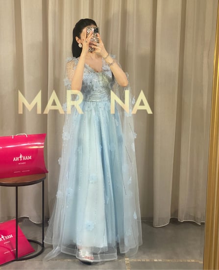 فستان ريتاج (فستان كلوش راقي مع ورد)