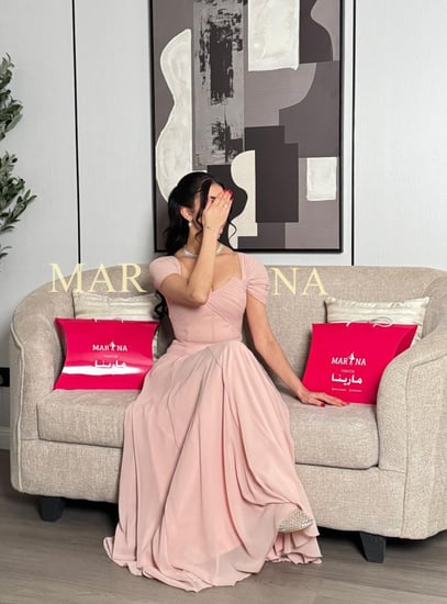 فستان منار (فستان لحمي جورجيت )