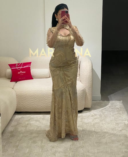 فستان دودي (فستان بيج كلفه شك سهره مطرزه)