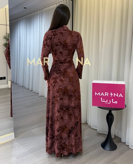 فستان ليندا (فستان ناعم مشجر)