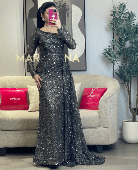 فستان هناء (فستان كلفه شك سهره ذيل جنب)