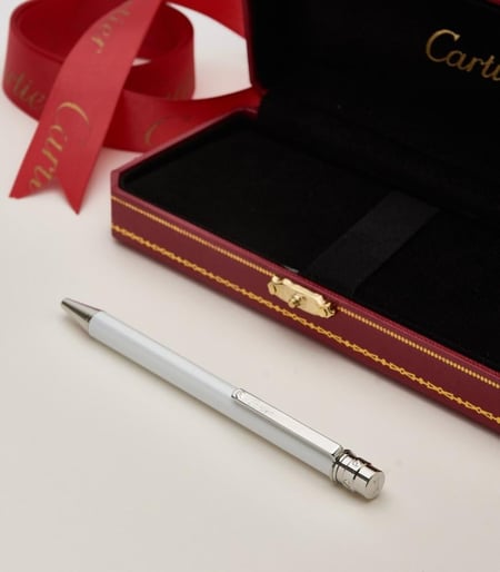 قلم كارتير سانتوس ابيض