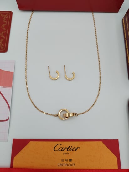 طقم كارتير ذهبي