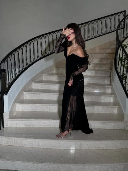 فستان سهرة باربي مع دانتيل