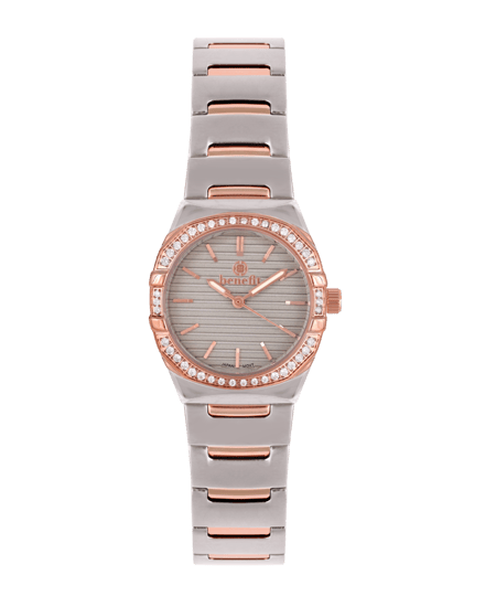 ساعة نسائية ماركة بنفيت فضي روز مينا فضي موديل BNTTRGGY10037L