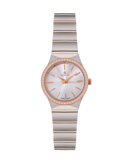 ساعة نسائية ماركة بنفيت فضي روز مينا فضي موديل BNTTRGW1258L
