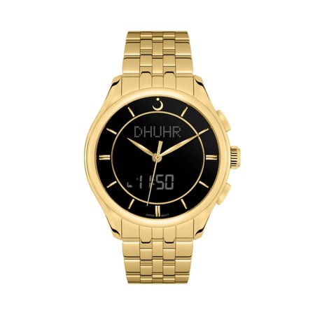 ساعة الفجر بريمير 360 ستيل ذهبي