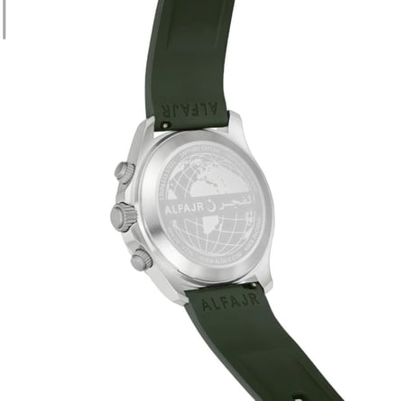 ساعة الفجر داينمك 360 سير مطاط