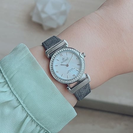 ساعه نسائي جلد ديفوشي