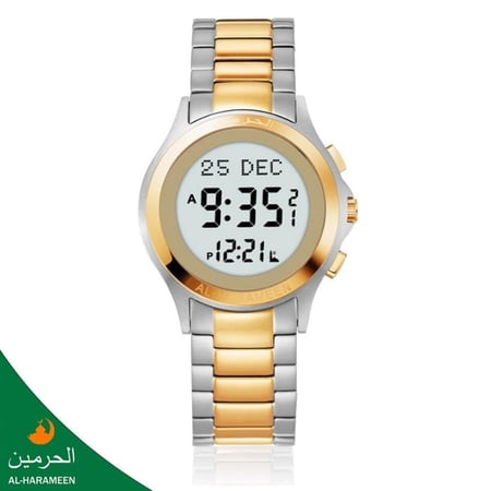ساعة الحرمين موديل HA-6372 الرجالية قياس 41MM ألوان متعددة