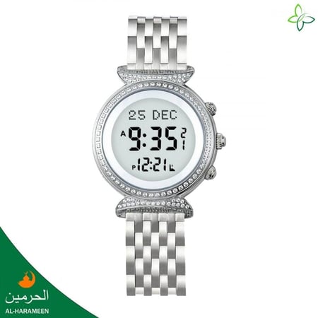 ساعة الحرمين كريستال HA-6351 النسائية مقاس 36MM بتصميم عصري
