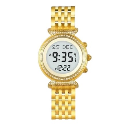 ساعة الحرمين كريستال HA-6351 النسائية مقاس 36MM بتصميم عصري