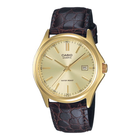ساعة كاسيو رجالي جلد CASIO Analog Men Formal Watch MTP-1183Q-9ADF