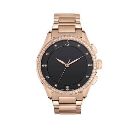 ساعة الفجر  بريمير 360 النسائية ستيل نحاسي