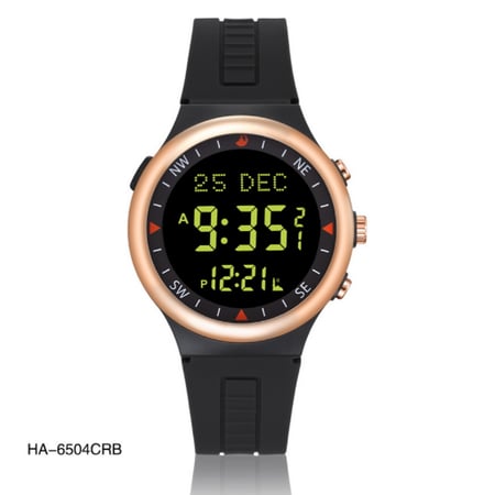 ساعة الحرمين الرياضية HA-6504 المميزة - مقاس 41MM الوان متعددة