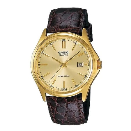 ساعة كاسيو رجالي جلد CASIO Analog Men Formal Watch MTP-1183Q-9ADF
