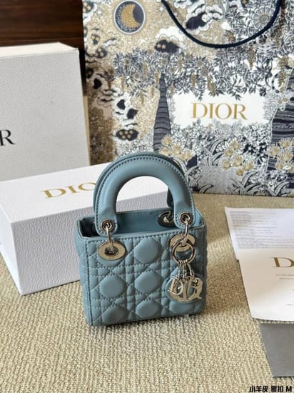 مايكرو ليدي ديور ماستر معدن فضي lady Dior