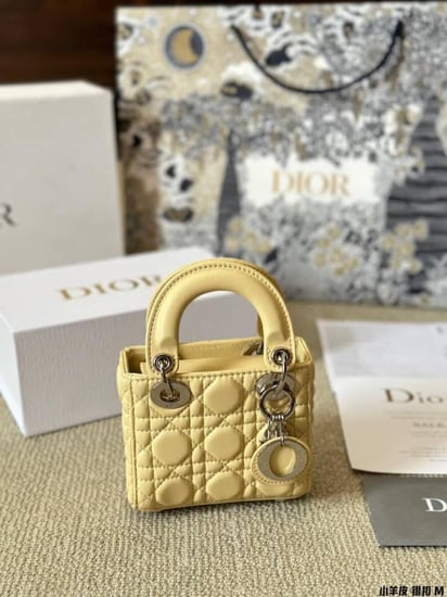 مايكرو ليدي ديور ماستر معدن فضي lady Dior