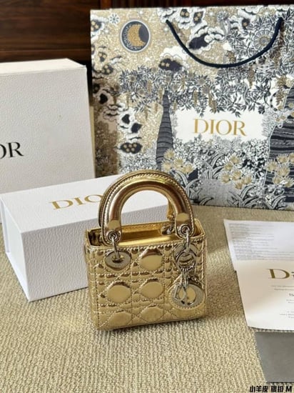 مايكرو ليدي ديور ماستر معدن فضي lady Dior