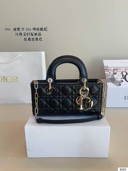 شنطة ديور ماستر كواليتي lady D-joy سمول