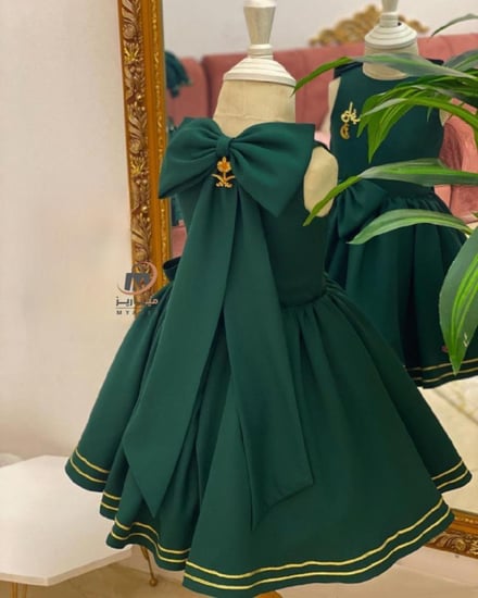 فستان اليوم الوطني انيق