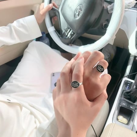 خاتم ملكي فضة عيار925