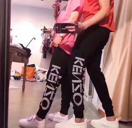 بنطلون كنزو قطن ثقيل جودة عالية