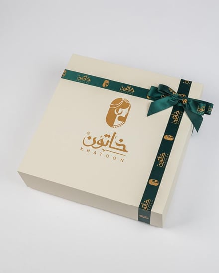 هدية نسائية من خاتون® طقم جناحي النسر مع ساعة