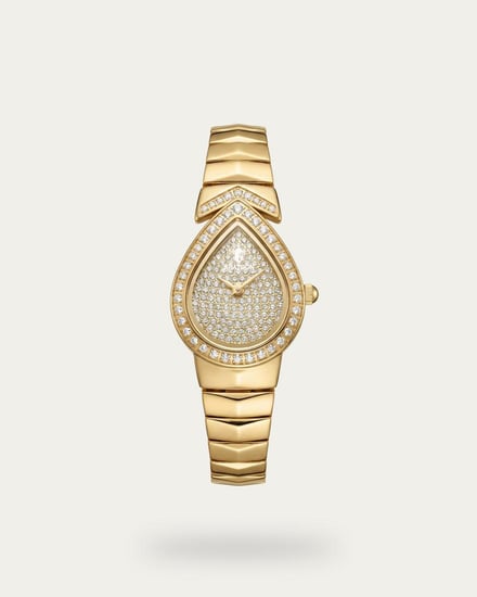 بكج الاهداء الفاخر من خاتون® طقم مع ساعة تصميم ذهبي