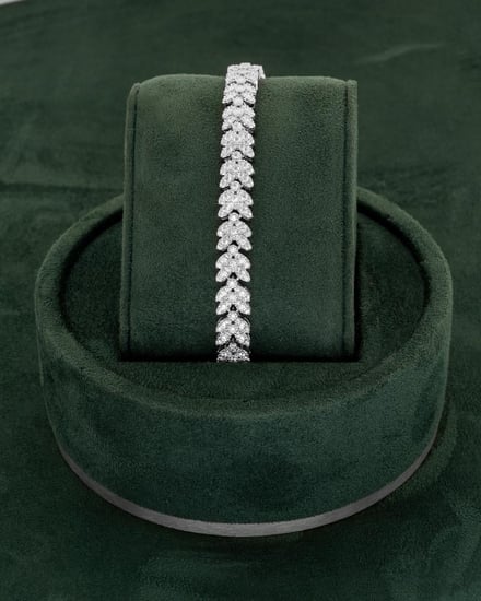 طقم مجوهرات مرصع بالزركون من 5 قطع راقية