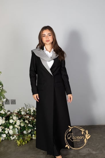 بليزر اسود رصاصي