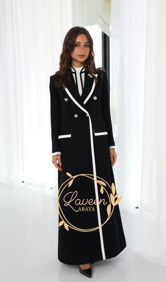 عباية بليزر اسود