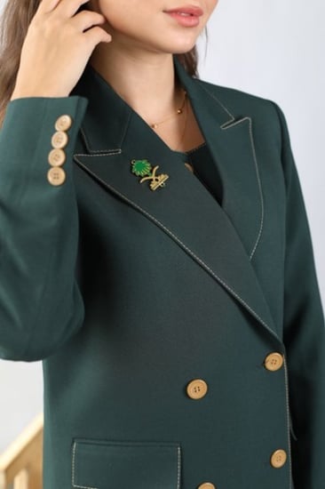 عباية بليزر باللون العشبي LA41