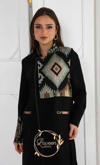 عباية بليزر اسود