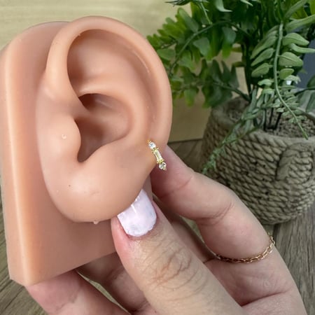 Marquise hoops
