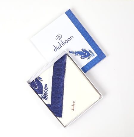 شماغ ديشليون الشتوى  ازرق