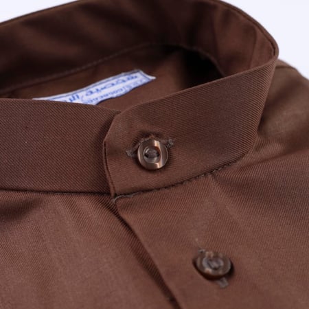 دشداشة كويتي شتوي (زرار) | خامة دافئة وتصميم أنيق