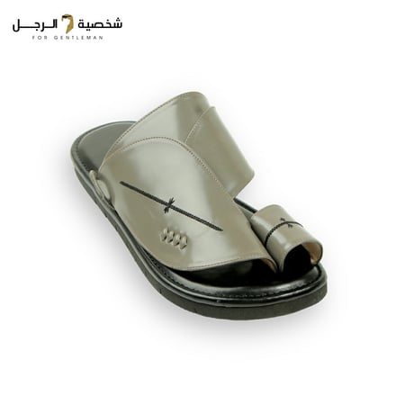 نعال شرقى مطرز ( رصاصى )