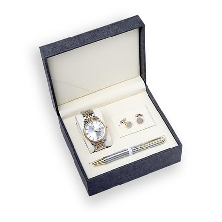 طقم الرجل الأنيق –( ساعة ، قلم ، كبك)