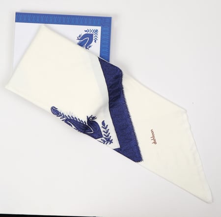 شماغ ديشليون الشتوى  ازرق