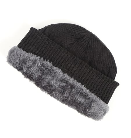 قبوع رجالى مبطن فرو