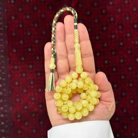 مسباح بكلايت محاكي للكهرمان