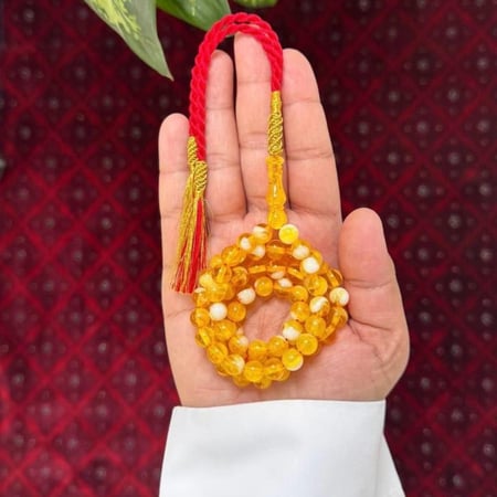 مسباح بكلايت محاكي للكهرمان