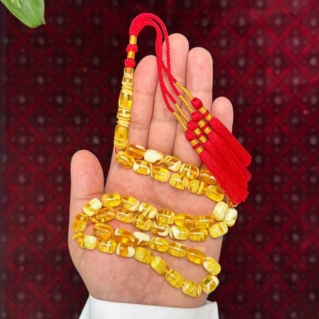 مسباح بكلايت محاكي للكهرمان