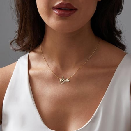 سلاسل بالاسم مطليه ذهب سلسال اسماء فضه قلاده للبنات باسماء عقود بنات