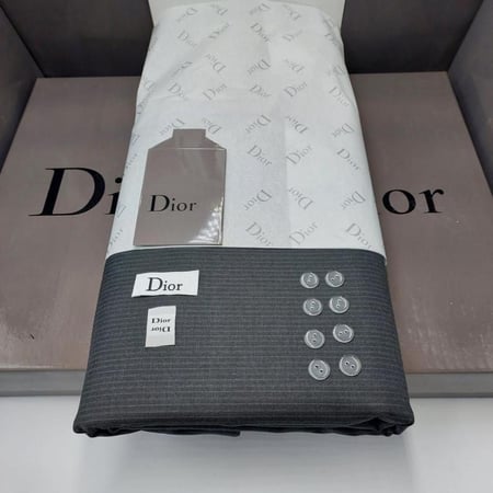 اقمشة شتوية رجالية مقلمة  رصاصي غامق