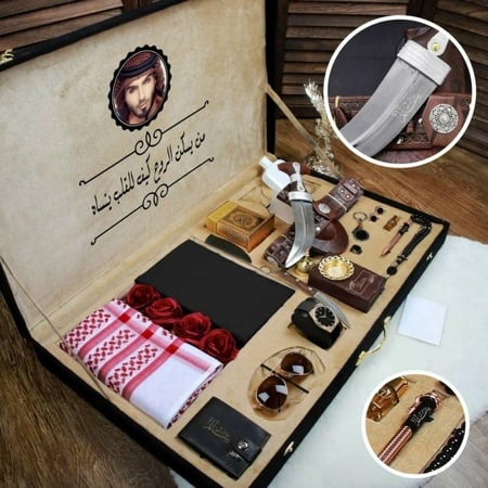 محل هدايا رجالية لكبار السن هدية تقاعد الوالد طقم هدايا التقاعد للرجال