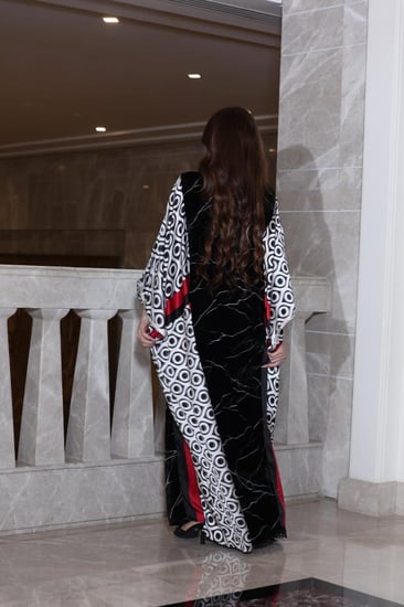 جلابيه مخمل سهره بكلفه بالصدر