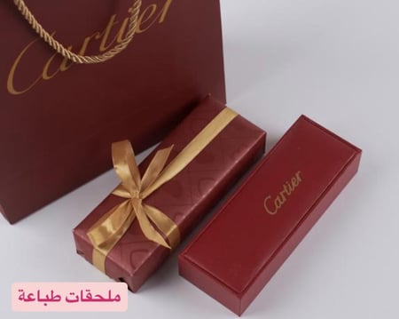 قلم كارتير سانتوس لون زيتي منقوش