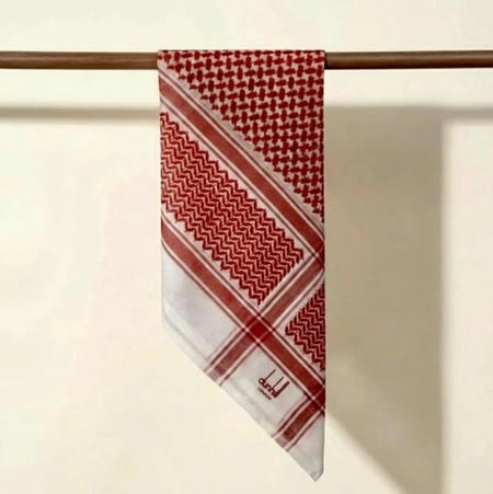 شماغ دنهل احمر غامق